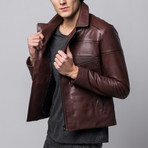 Leo Leather Jacket // Brown (Euro: 56)