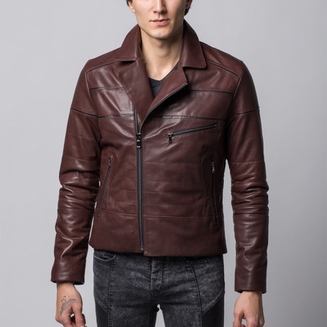 Leo Leather Jacket // Brown (Euro: 46)