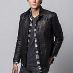 Oscar Leather Jacket // Black (Euro: 54)