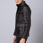 Sawyer Leather Coat // Brown (Euro: 54)