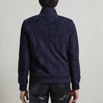 Elias Suede Jacket // Navy (Euro: 52)