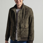 Liam Suede Jacket // Khaki (Euro: 46)