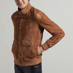 Theodore Suede Jacket // Tobacco (Euro: 50)