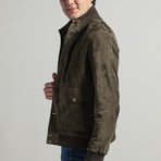 Liam Suede Jacket // Khaki (Euro: 54)