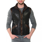 Grayson Leather Coat // Brown (Euro: 58)