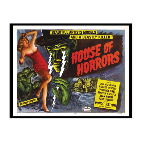 Vintage Movie Poster // House of Horrors