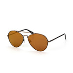 Diesel Unisex Dl0193-37L Sunglasses // Matte Dark Bronze + Roviex Mirror