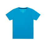 Triangulum V-neck Tee // Blue (XS)