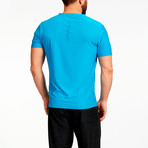 Triangulum V-neck Tee // Blue (XS)