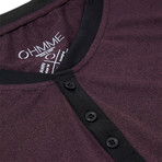 Dawn Long Sleeve Henley // Fig (XS)