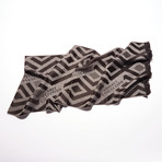 Rome Knit Scarf // Black + Gray