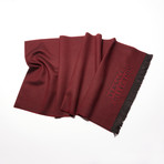 Brescia Knit Scarf // Black + Red