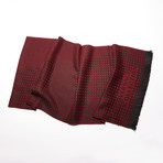 Trieste Knit Scarf // Black + Red