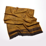 Salerno Knit Scarf // Black + Yellow