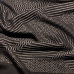 Ferrara Knit Scarf // Black + Gray