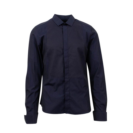 Button Down Shirt // Navy Blue (US: 15.5R)