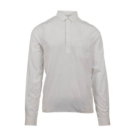 Half Button-Up Shirt // White (US: 15R)