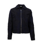 Wool Camo Jacket // Navy Blue (Euro: 46)