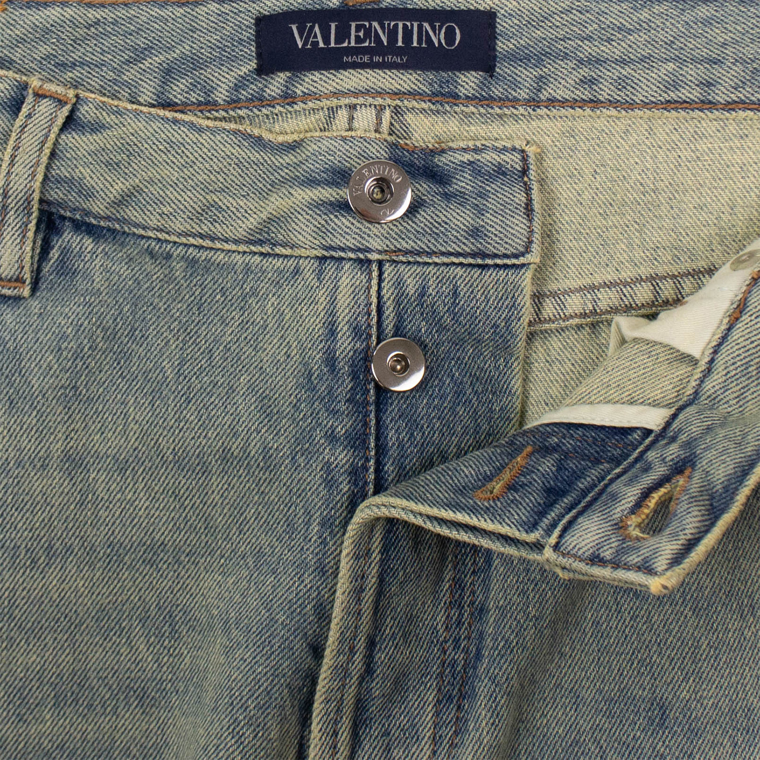 Faded Denim Jeans // Blue (Euro: 49) - Luxury Fashion - Touch of Modern