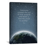 Plato Astronomy Quote (18"W x 26"H x 0.75"D)