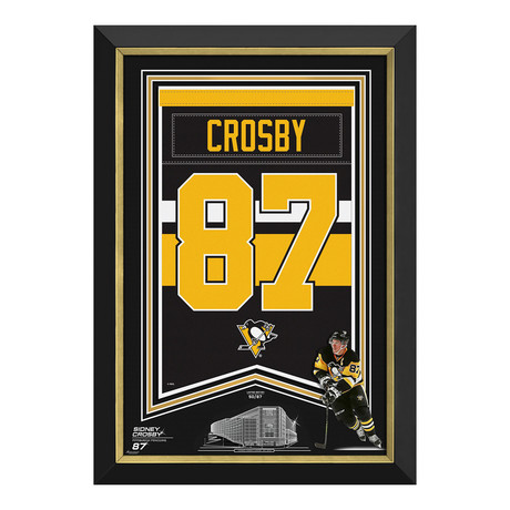 Sidney Crosby // Pittsburgh Penguins Arena Banner // Limited Edition Display