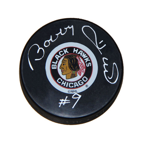 Bobby Hull Signed Chicago Blackhawks Hockey Puck