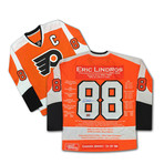 Eric Lindros // Philadelphia Flyers // Career Jersey // Ltd Ed 188 - Signed