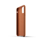 Full Leather Wallet Case // iPhone 11 // Alpine Green (Tan)