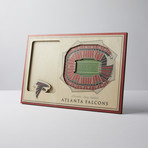 Atlanta Falcons 3D Picture Frame