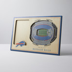 Buffalo Bills 3D Picture Frame