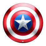 Chris Evans // Captain America // Autographed Prop Replica Shield
