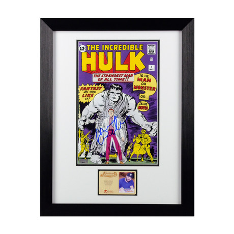 Mark Ruffalo // Autographed The Incredible Hulk #1 // Framed