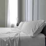 Bamboo Field Bedsheets // Silver (Twin XL)