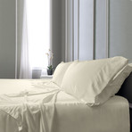 Bamboo Field Bedsheets // Vanilla (Twin XL)