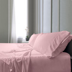 Bamboo Field Bedsheets // Coral (Twin XL)