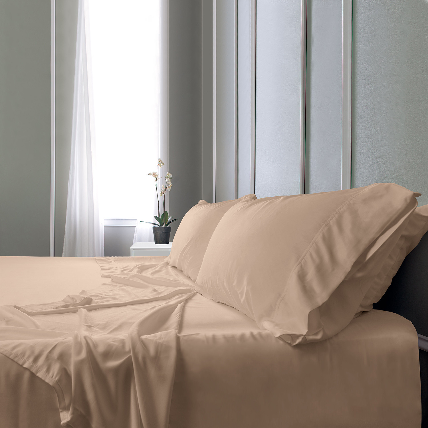 Bamboo Field Bedsheets // Light Beige (Twin XL) - Prestige - Touch of ...
