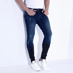 Skinny Ripped Jeans II // Blue (33WX33L)