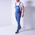 Distressed Overalls // Blue (31WX31L)