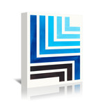 Blue Aztec Pattern (5"H x 7"W x 1"D)