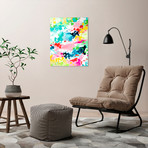 Pastel Fantasy Abstract Clouds (5"H x 7"W x 1"D)