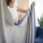 Cumberland Blue Throw Blanket