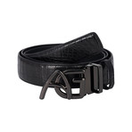 Andre Giroud // Exotic Alligator Belt // Black (Black Buckle)