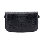 Exotic Alligator Clutch Bag // Black