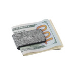 Exotic Stingray Large Money Clip // Silver
