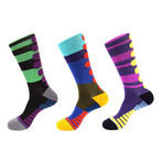 Monster Athletic Socks I // Multicolor // Pack of 3
