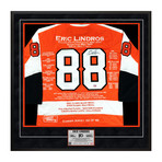 Eric Lindros Signed + Framed Philadelphia Flyers Career Jersey // Limited Edition