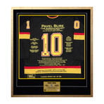 Pavel Bure Signed + Framed Vancouver Canucks Career Jersey // Limited Edition