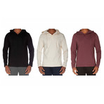 Super Soft Hoodie Henley // Pack of 3 (XL)