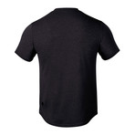 Spotless // V-Neck Short Sleeve Shirt // Black (M)