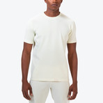 Capture // Synchknit Short Sleeve Shirt // White Floss (L)